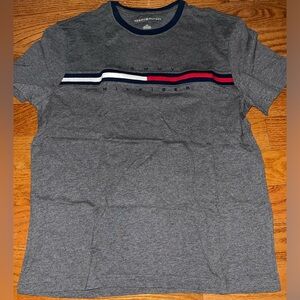 Tommy Hilfiger tshirt dark grey size large mens